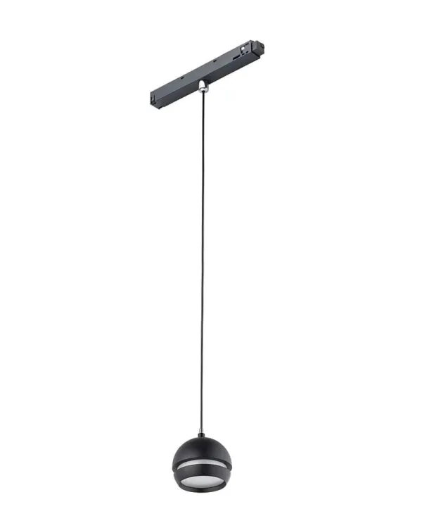 Магнітний трековий світильник Nowodvorski 10154 LVM Slot Led 1x5w 3000к 210Lm IP20 Bl