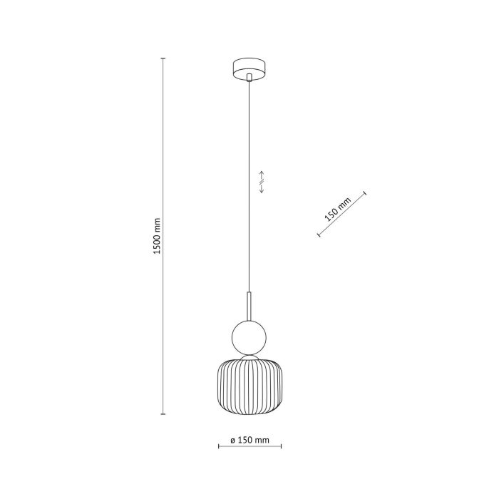Підвісний світильник TK LIGHTING 11144 SOPHIA (34413)