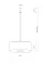 Підвісний світильник Nowodvorski 11653 Santana L E27 1x25W IP20 бежевий (36586)