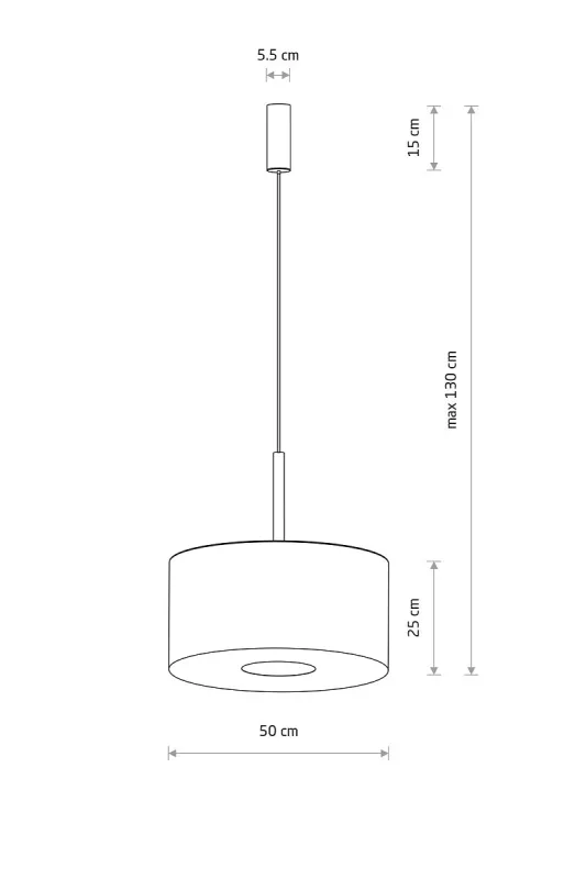 Підвісний світильник Nowodvorski 11659 Amarela M E27 1x25W IP20 графітовий (36242)
