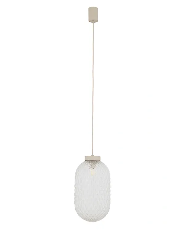 Підвісний світильник Nowodvorski 12254 Malindi A E14 1x10W IP20 бежевий (38879)