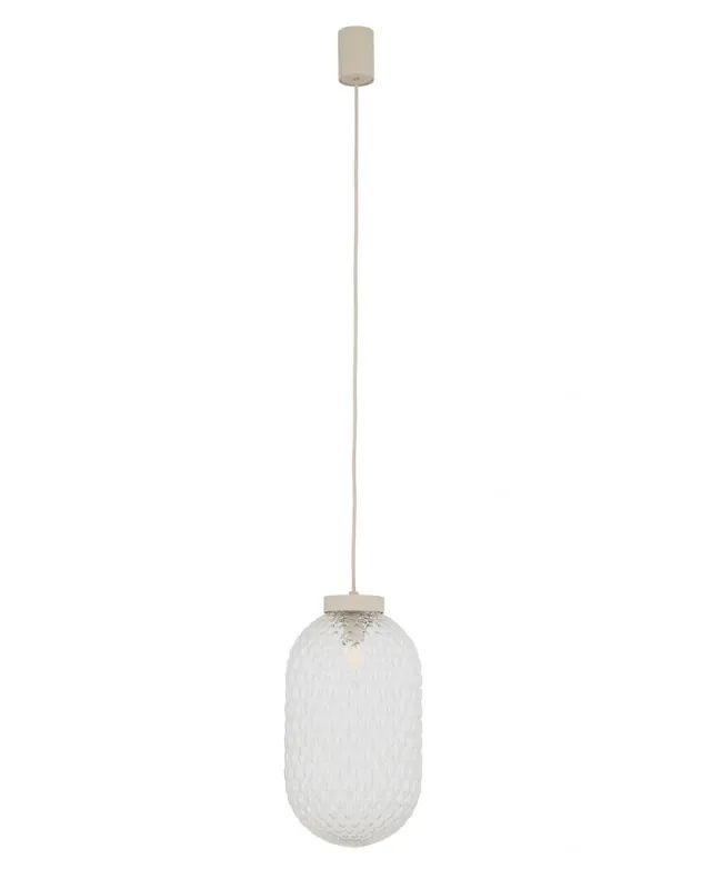 Підвісний світильник Nowodvorski 12254 Malindi A E14 1x10W IP20 бежевий (38879)