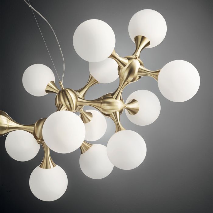 Люстра Ideal Lux 241012 Nodi Ottone Satinato SP15