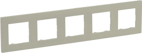 Рамка 5-місна Legrand 864675 NILOE STEP Пісчаний