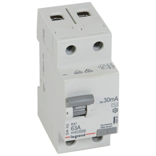 Диффреле (УЗО )Legrand R3 30mA 63А 2п AC (402026)
