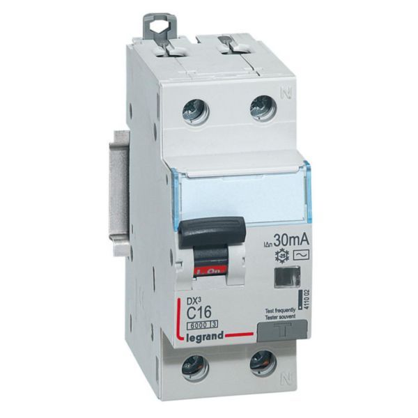 Автоматичний вимикач дифференциального тока Legrand DX3 16A Тип AC 30mA (411002)
