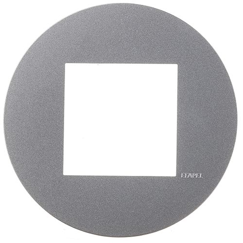 Рамка 1-місна кругла Алюміній Quardo 45 (43910 TAL)