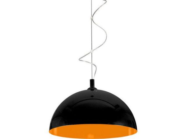 Підвісний світильник Nowodvorski 6373 Hemisphere Black   Orange