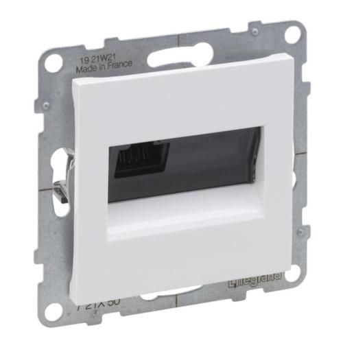 Розетка комп'ютерна 1-а RJ45 Cat5E/UTP Legrand SUNO 721150 білий