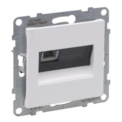 Розетка телефонна 1-а RJ11 Legrand SUNO 721161 білий