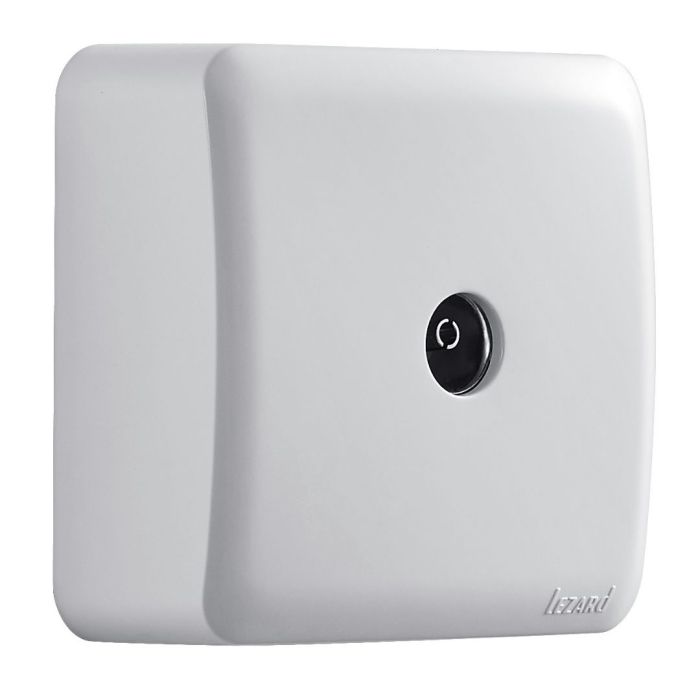 Розетка ТВ прохідна Lezard Viola Білий (751-0200-129)