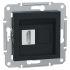 Розетка з роз'ємом HDMI Asfora Schneider Electric EPH4500171 антрацит