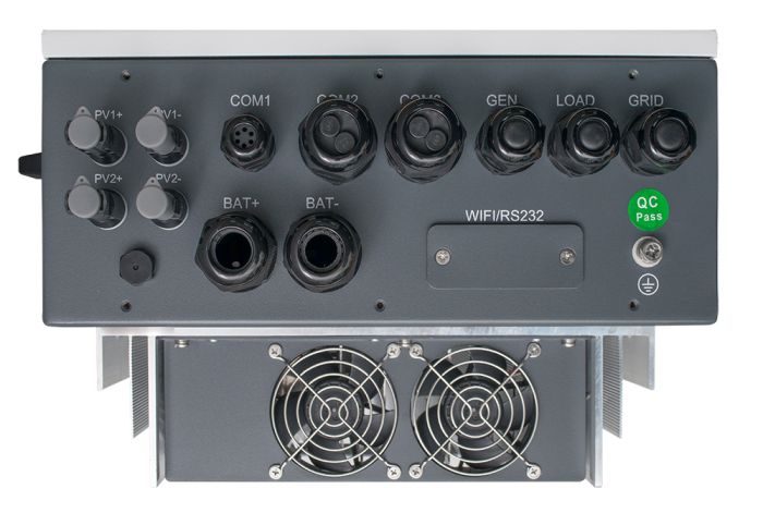 Інвертор гібридний однофазний e.inv.h1.industrial.48.6000 48/230В 6000Вт i096001 E.NEXT i096001