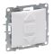 Вимикач жалюзі кнопковий 2-позиційний 6A/250V Legrand SUNO 721138 білий