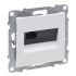 Розетка комп'ютерна 1-а RJ45 Cat5E/UTP Legrand SUNO 721150 білий