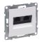 Розетка комп'ютерна 2-а RJ45 CAT6/UTP Legrand SUNO 721153 білий