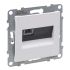 Розетка телефонна 1-а RJ11 Legrand SUNO 721161 білий