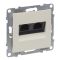 Розетка комп'ютерна 2-а RJ45 Cat5E/UTP Legrand SUNO 721251 слонова кістка