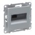 Розетка комп'ютерна 1-а RJ45 Cat5E/UTP Legrand SUNO 721350 алюміній