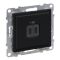 Розетка для заряджання USB С+C 15Вт/5V Legrand SUNO 721431 чорний