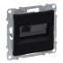 Розетка комп'ютерна 1-а RJ45 CAT6/UTP Legrand SUNO 721452 чорний