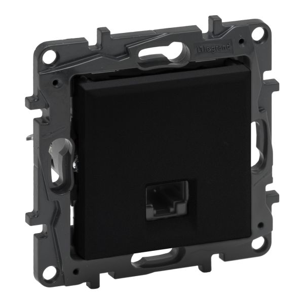 Розетка комп'ютерна RJ45 CAT6 FTP Legrand 863561 NILOE STEP Чорний
