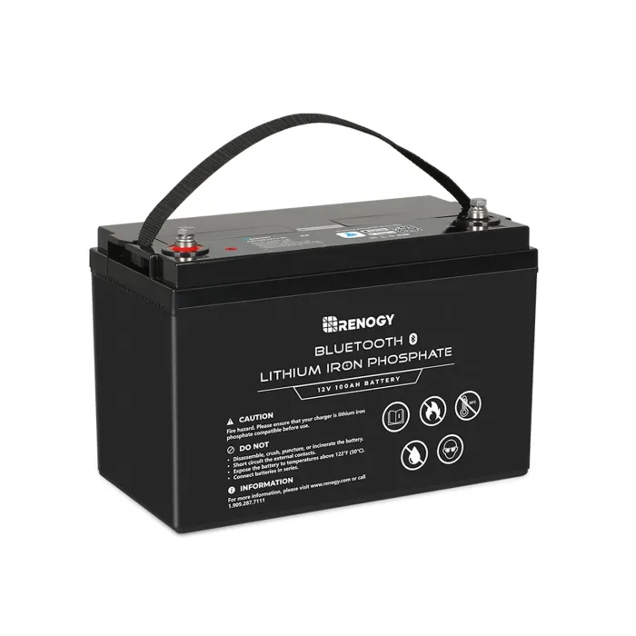 Літій-залізофосфатний LiFePO4 акумулятор Renogy 12V 100Ah з Bluetooth RBT100LFP12-BT-US RBT100LFP12-BT-US