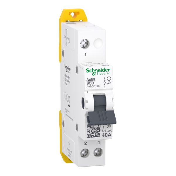 Однополюсний перемикач I-0-II Acti9 iSSW 1Р 40A 230В Schneider Electric A9SCO140