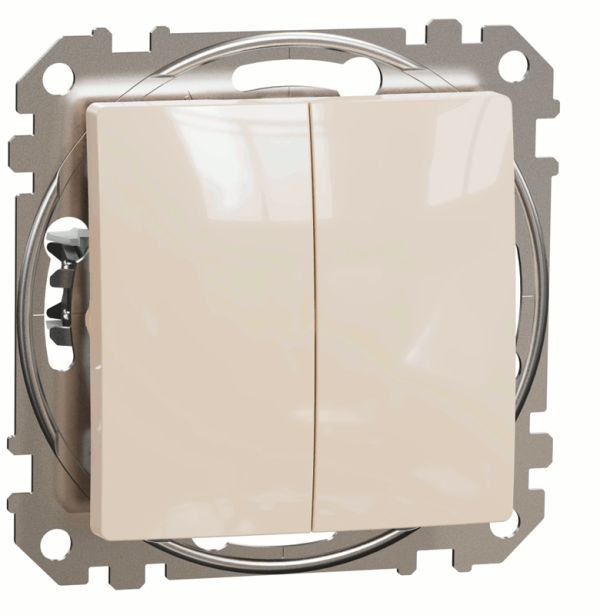 Вимикач 2-кл Schneider Sedna Design SDD112105 Бєжевий