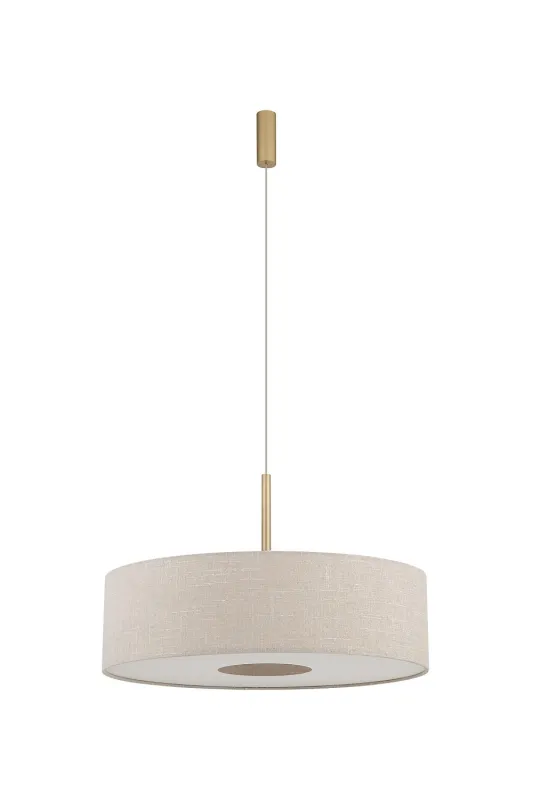 Підвісний світильник Nowodvorski 11653 Santana L E27 1x25W IP20 бежевий (36586)