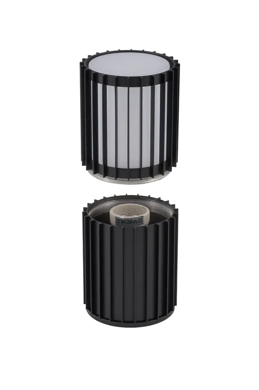 Вуличний світильник Nowodvorski 11964 Shira E27 1x25W IP54 чорний (38627) 11964