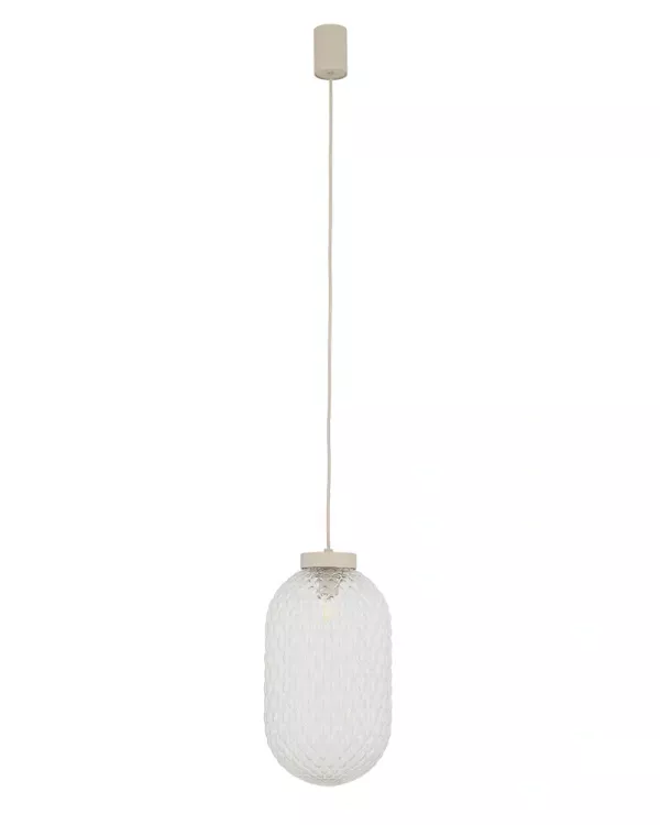 Підвісний світильник Nowodvorski 12254 Malindi A E14 1x10W IP20 бежевий (38879)