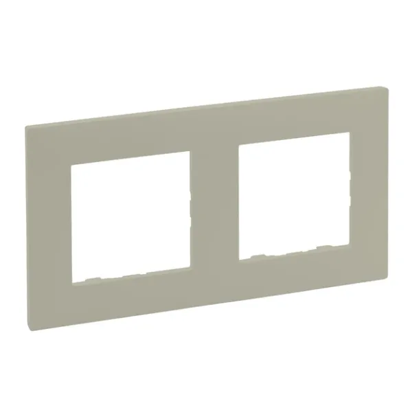 Рамка 2-місна Legrand 864672 NILOE STEP Пісчаний