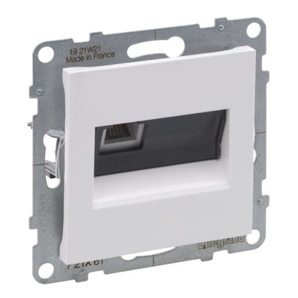 Розетка телефонна 1-а RJ11 Legrand SUNO 721161 білий