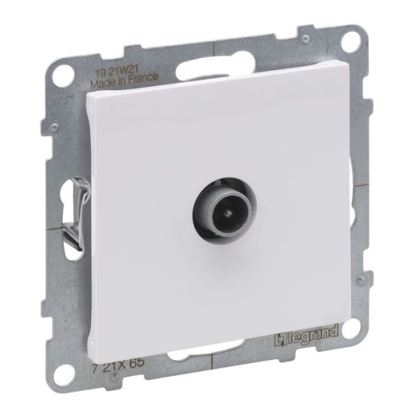 Розетка TV прохідна 14dB Legrand SUNO 721165 білий