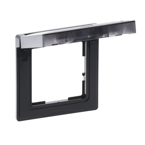 Рамка 1-а IP44 Legrand SUNO 721444 чорний