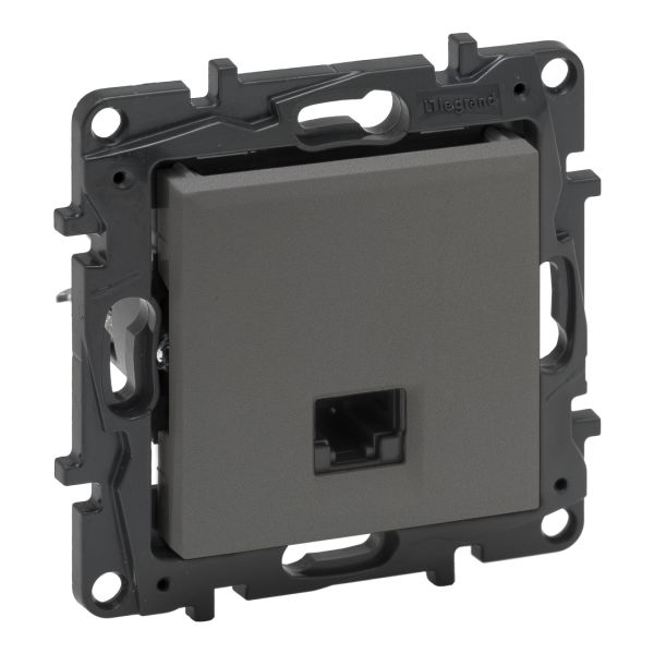 Розетка комп'ютерна RJ45 CAT6 FTP Legrand 863461 NILOE STEP Сталь