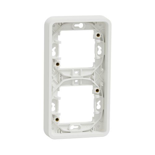 Рамка двухместная вертикальная IP55, белая Mureva Styl Schneider Electric MUR39151
