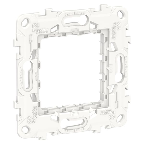 Супорт пластмасовий 2 модулі Unica New, NU7002P