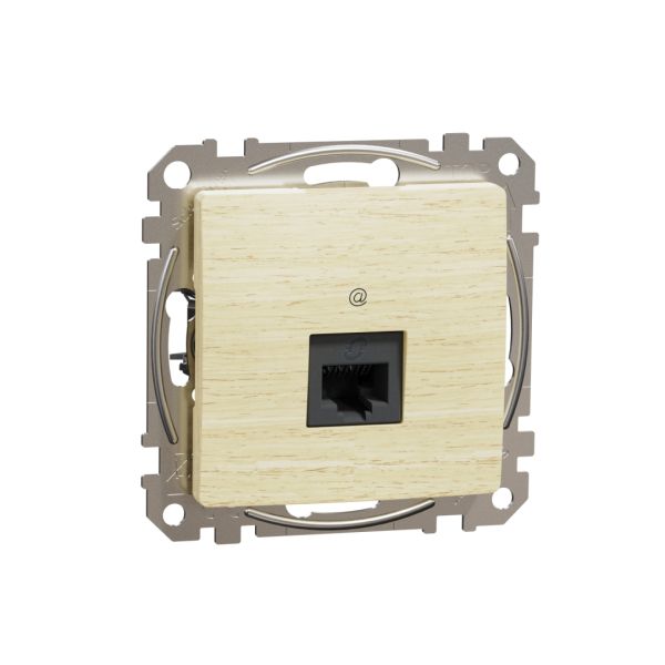 Комп'ютерна розетка RJ45 кат. 6 UTP Schneider Sedna Elements SDD180461 Береза